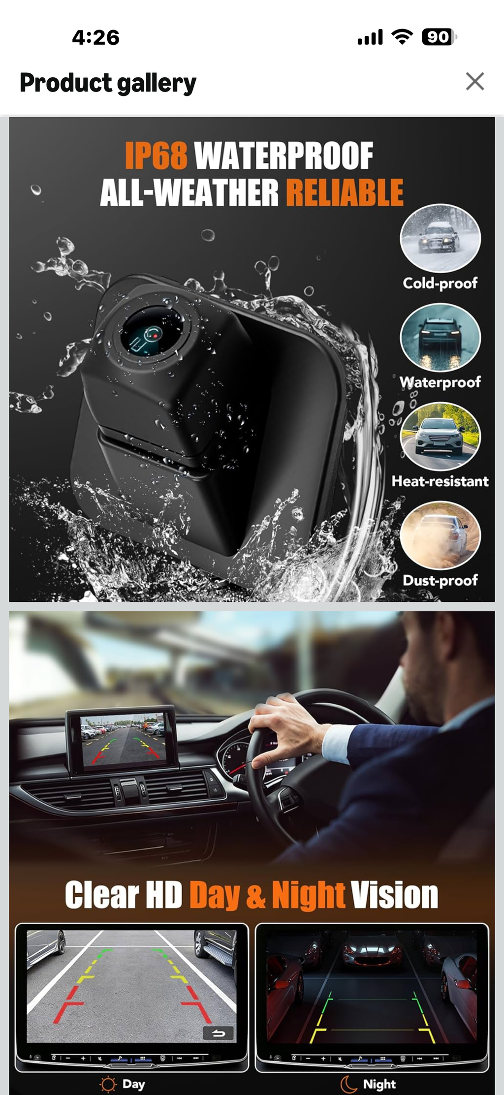 LCWRGS Reverse Backup Camera Compatible with 2014 2015 Honda Accord Sedan EX LX Sport Hybrid HD Rear View Camera Parking Assist Replaces# 39530-T2A-A71, 590-438, 39530T2AA71, HO1960101

Brand LCWRGS
Screen Size 0.33 Inches
Product Dimensions 2.2"L x 2"W x