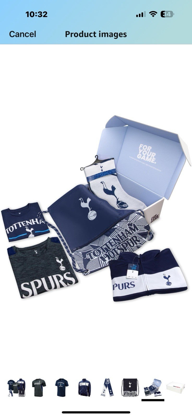 Icon Sports Ultimate Fan Pack: Officially Licensed Tottenham Large Size