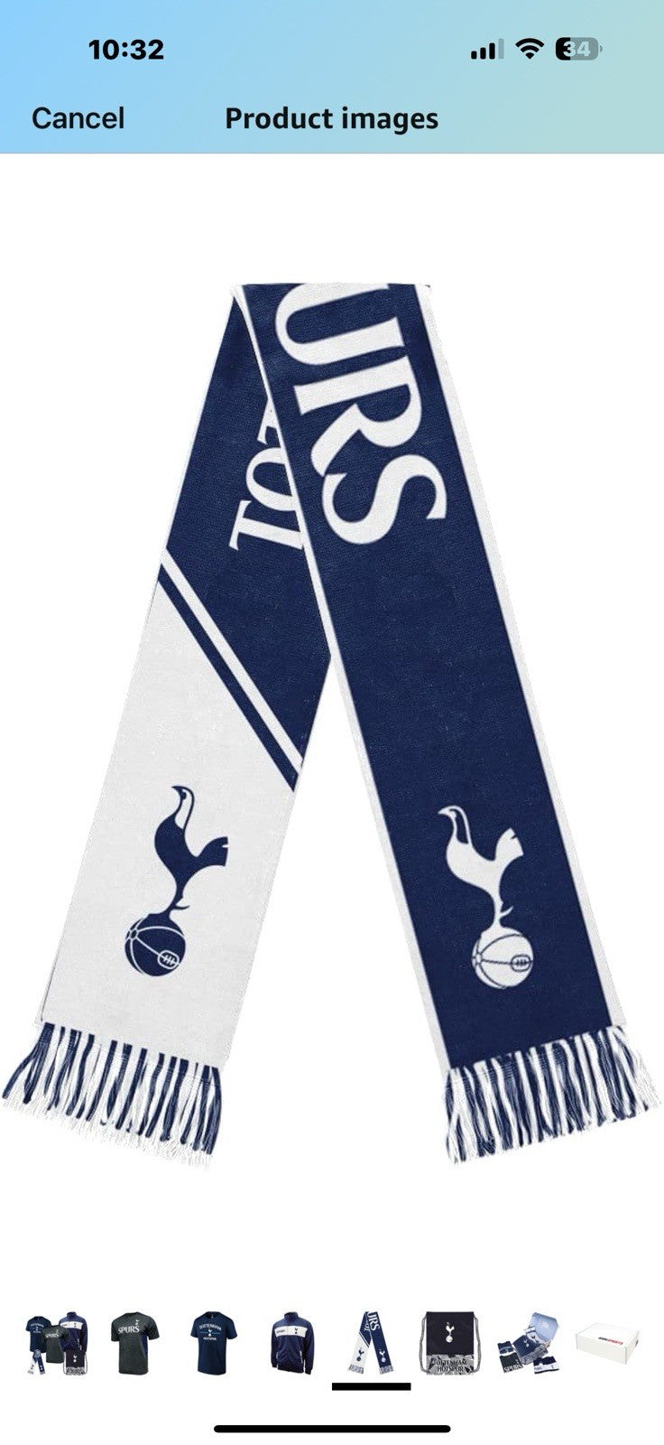 Icon Sports Ultimate Fan Pack: Officially Licensed Tottenham Large Size