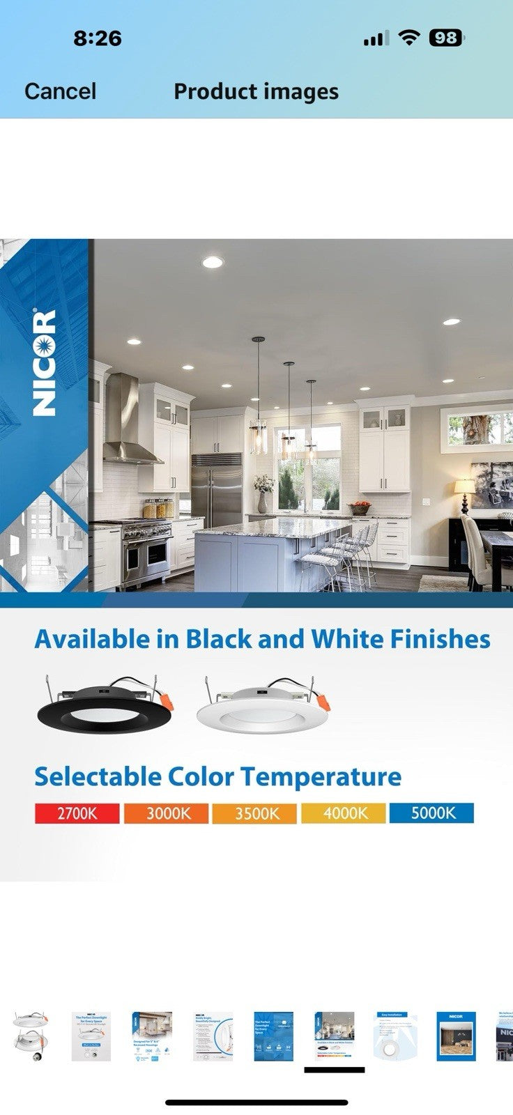 NICOR Lighting Recessed Light Fixtures - IXD 5-in & 6-in Recessed LED