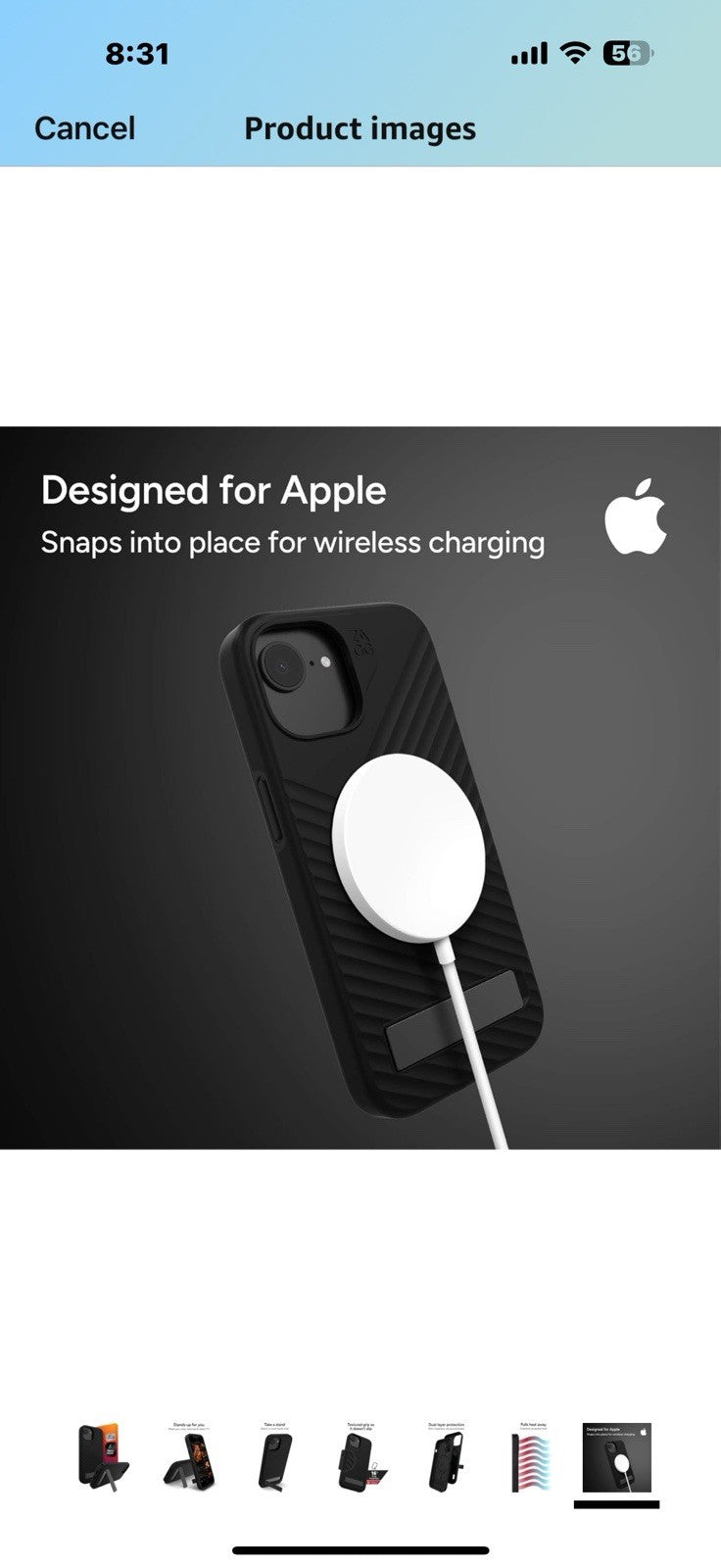 ZAGG Denali Snap Case with Kickstand for iPhone 16e/ 15/14/ 13-16ft Drop
